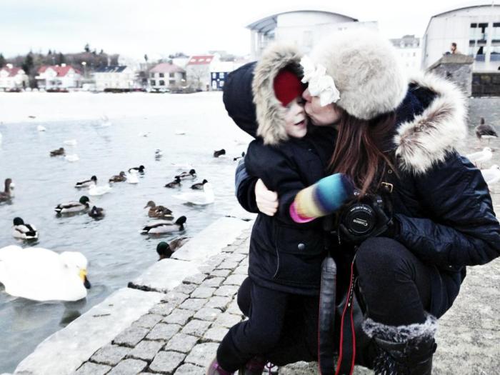 Between feeding the ducks EH