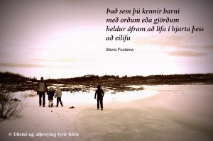 Það sem þú kennir